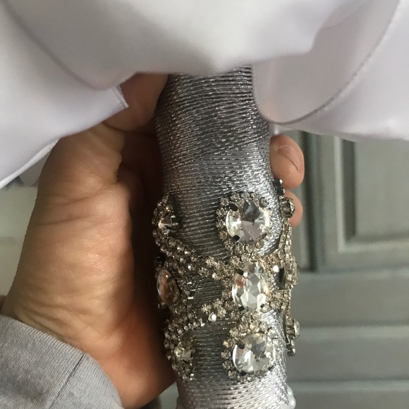 Brooch bouquet handmade silver - Picture 2 of 3
